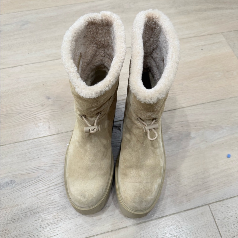 Vince shearling boots